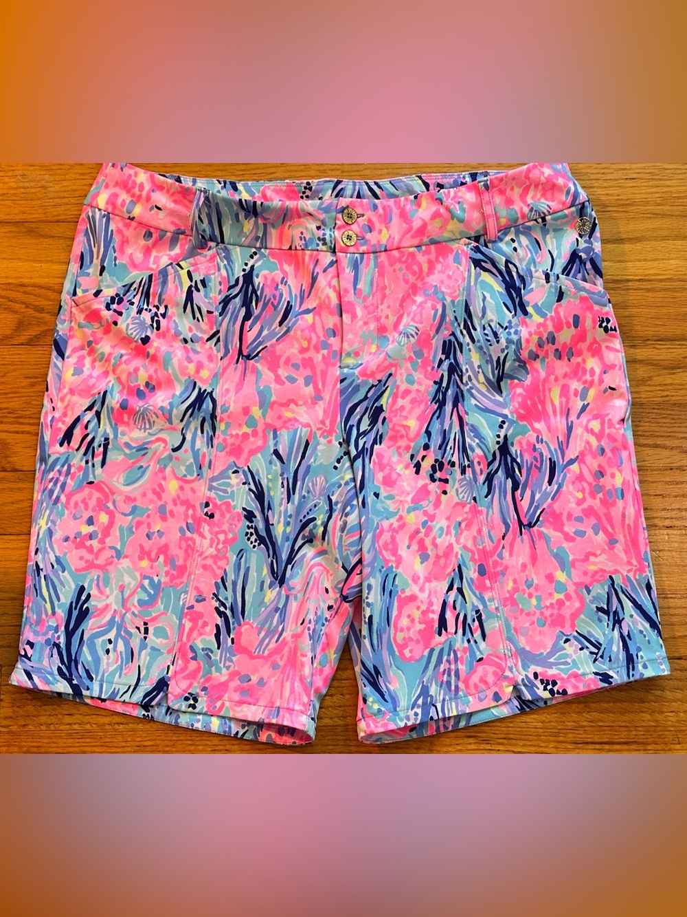 Lilly Pulitzer size 14, Luxletic Bettina Bermuda Shorts